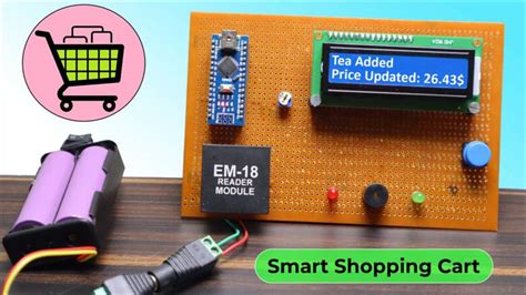 rfid billing system|Smart Shopping Cart with Automatic Billing System using Arduino.